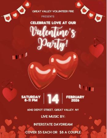 Valentines Party / Dance on February 14, 2026